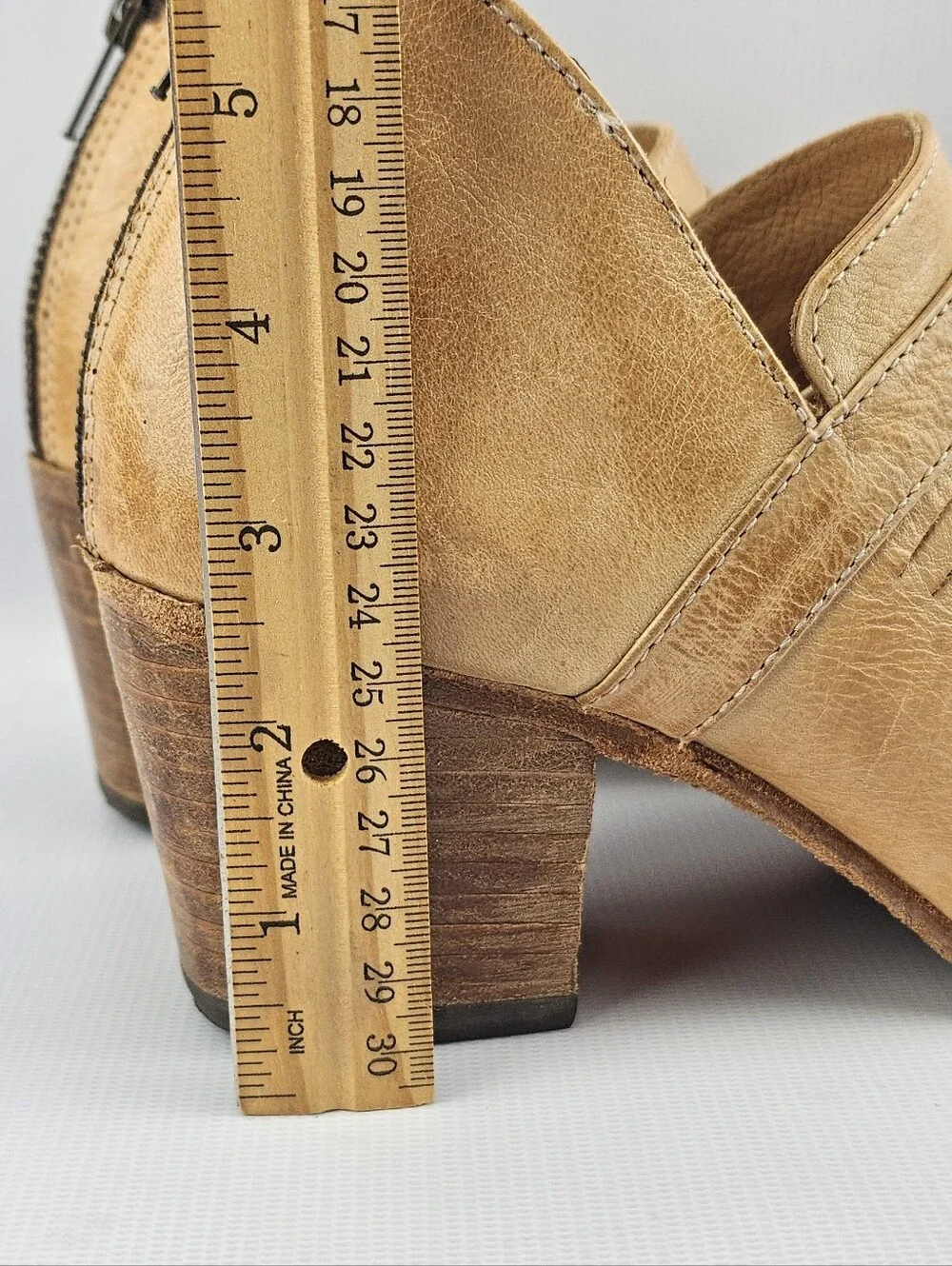Bed Stu Trough F392101 Womens Brown Leather Zipper Ankle Booties Boots Size W8
